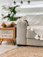 Load image into Gallery viewer, Tangier Pom Pom Throw Blanket