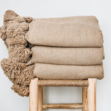 Load image into Gallery viewer, Meknes Pom Pom Throw Blanket