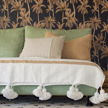 Load image into Gallery viewer, Melilla Pom Pom Throw Blanket