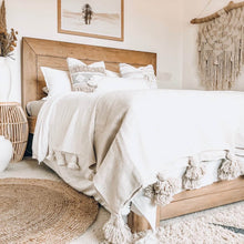 Load image into Gallery viewer, Tangier Pom Pom Throw Blanket