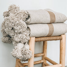 Load image into Gallery viewer, Nador Pom Pom Throw Blanket