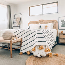 Load image into Gallery viewer, Marrakesh Pom Pom Throw Blanket