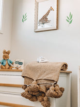 Load image into Gallery viewer, Meknes Pom Pom Throw Blanket