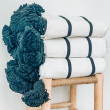 Load image into Gallery viewer, Casablanca Pom Pom Throw Blanket